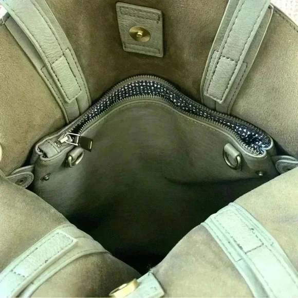 Antik Kraft army green shoulder bag - Picture 4 of 8